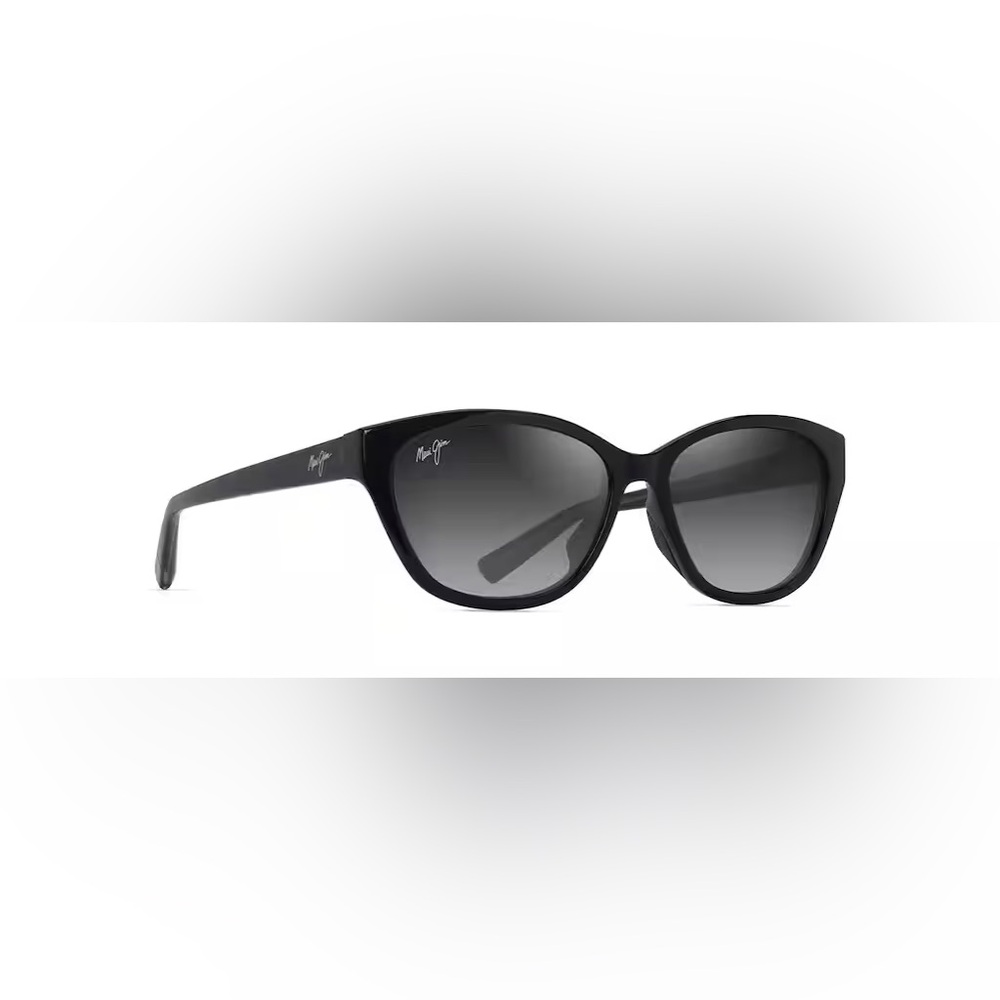 Maui Jim Women's Black Cat-Eye Sunglasses - Polarized Lens - PŪNONO